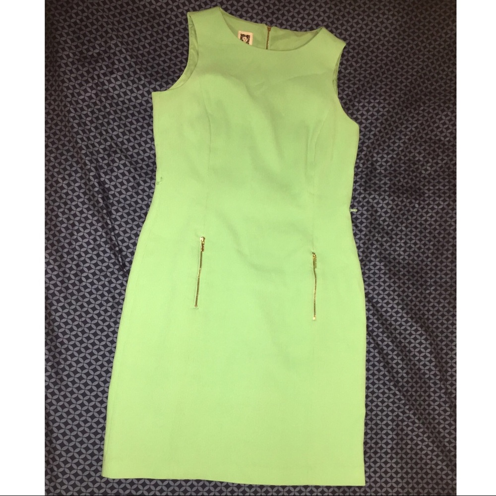 Anne Klein Mint Green Sleeveless Dress